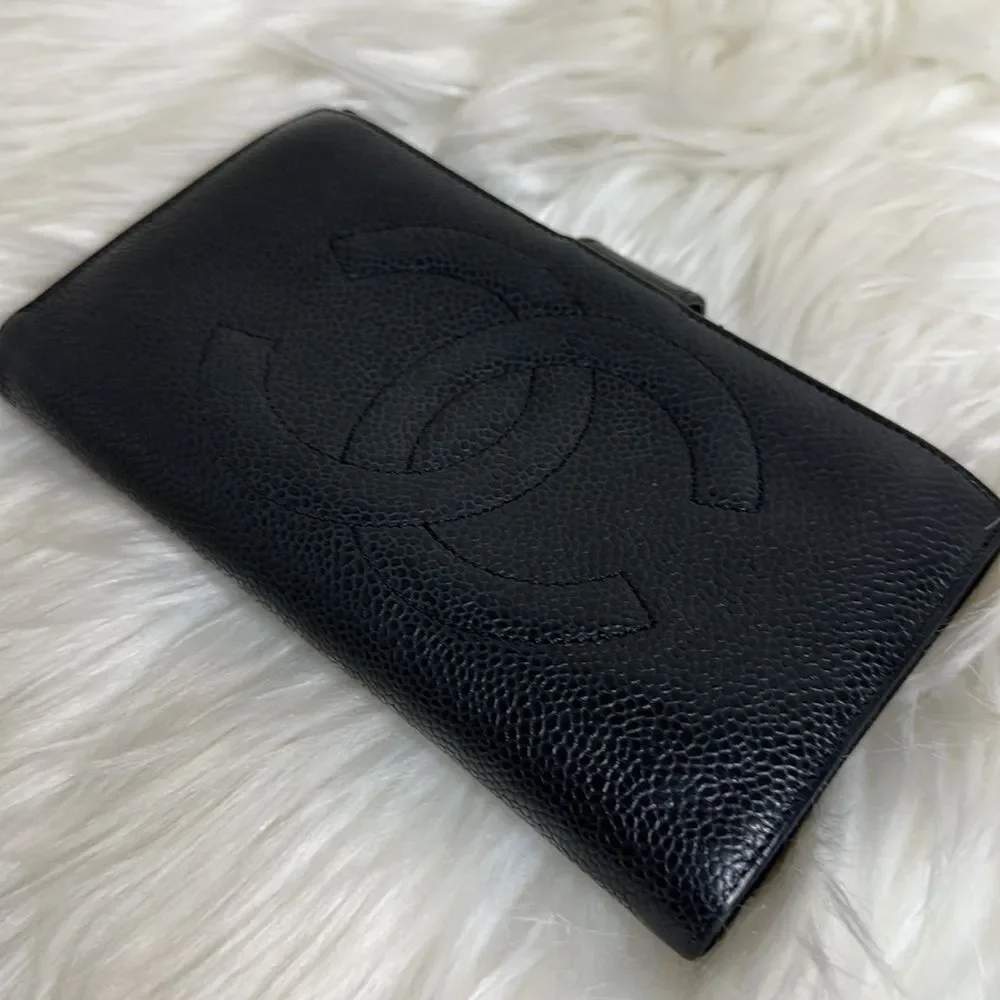 💯Authentic Chanel Caviar Long Wallet🍀 - Picture 14 of 14